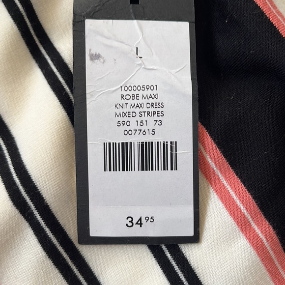 🆕 Dynamite striped back cut-out maxi dress - size large - Picture 9 of 11